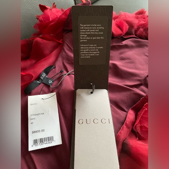 NWT GUCCI Runway  BOLERO/cape,jacket Collectible size S/6 US=42 ITALY $7000 - Picture 14 of 16